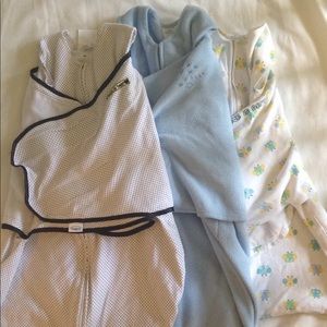 Lot of halo sleepsack swaddles